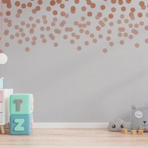 | murale Punti cadenti | Red | Carta da parati grafica | Punti | Pattern a punti | Punti | Camera da letto, soggiorno, carta da parati corridoio | 3,50 m x 2,55 m