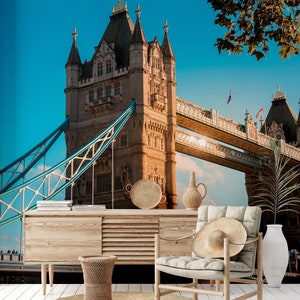 Photo Wallpaper | London Bridge | bridge | Architecture & Buildings | Bedroom, living room, hallway wallpaper | 3.50m x 2.55m