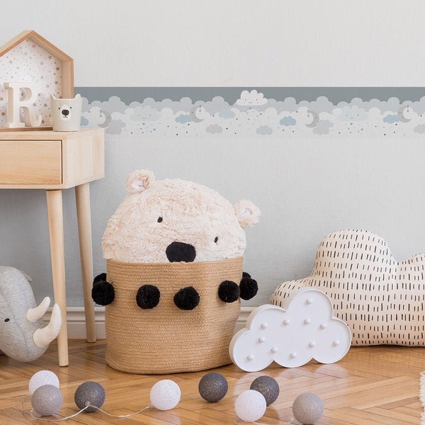 Cloud Wallpaper Border Etsy