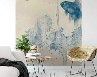 Fish Wallpaper Etsy