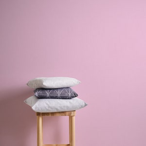 Girls&#39; room wallpaper in pink | Monochrome fleece children&#39;s wallpaper in pink | Uni non-woven wallpaper wash-resistant ideal for children&#39;s rooms of girls