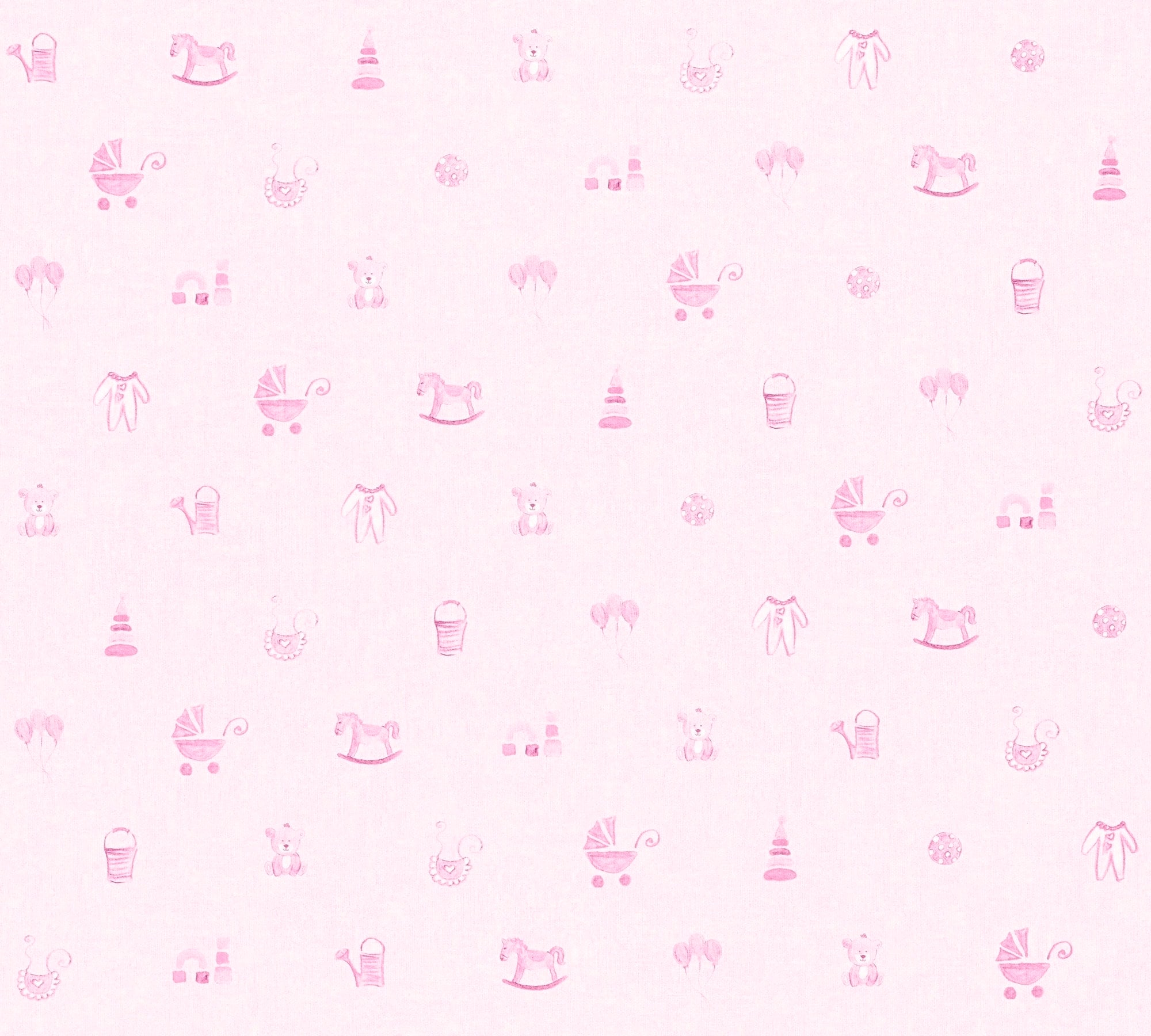 Girl wallpaper pink Vliestapete baby room wallpaper | Etsy