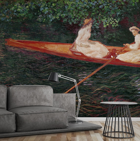 クロード・モネ、「In a Canoe on the Epte」、厳選