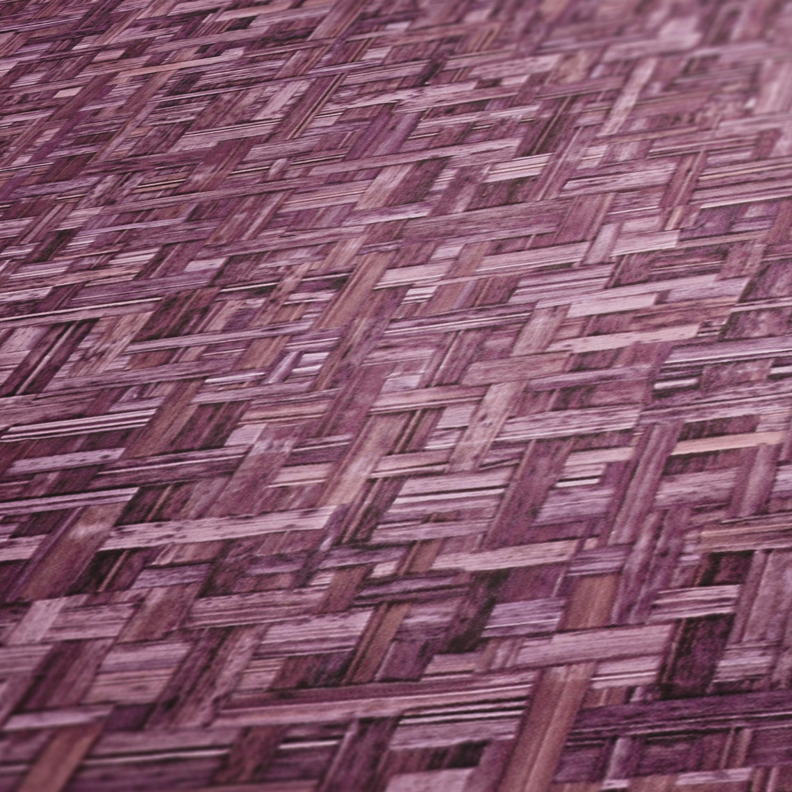 Tapete in Holzoptik Rosa Rote Tapete Flechtoptik Rosa Rot | Etsy