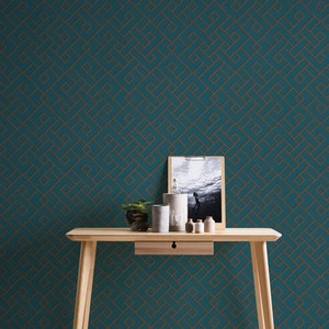 Carta da parati moderna oro verde | | carta da parati geometrica di design Camera da letto, cucina, corridoio, ufficio e soggiorno sfondi | 10.05mx0.53m