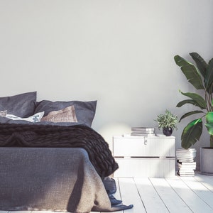 Wallpaper monochrome white | Wallpaper uni | Designer wallpaper | Wallpaper trends | Bedroom, kitchen, hallway, office and living room wallpaper | 10.05mx0.53m
