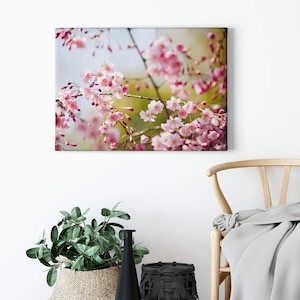 Murals Flowers | Plants | Pink White | | image on canvas Canvas on stretcher frame | Nature | Decorative picture |