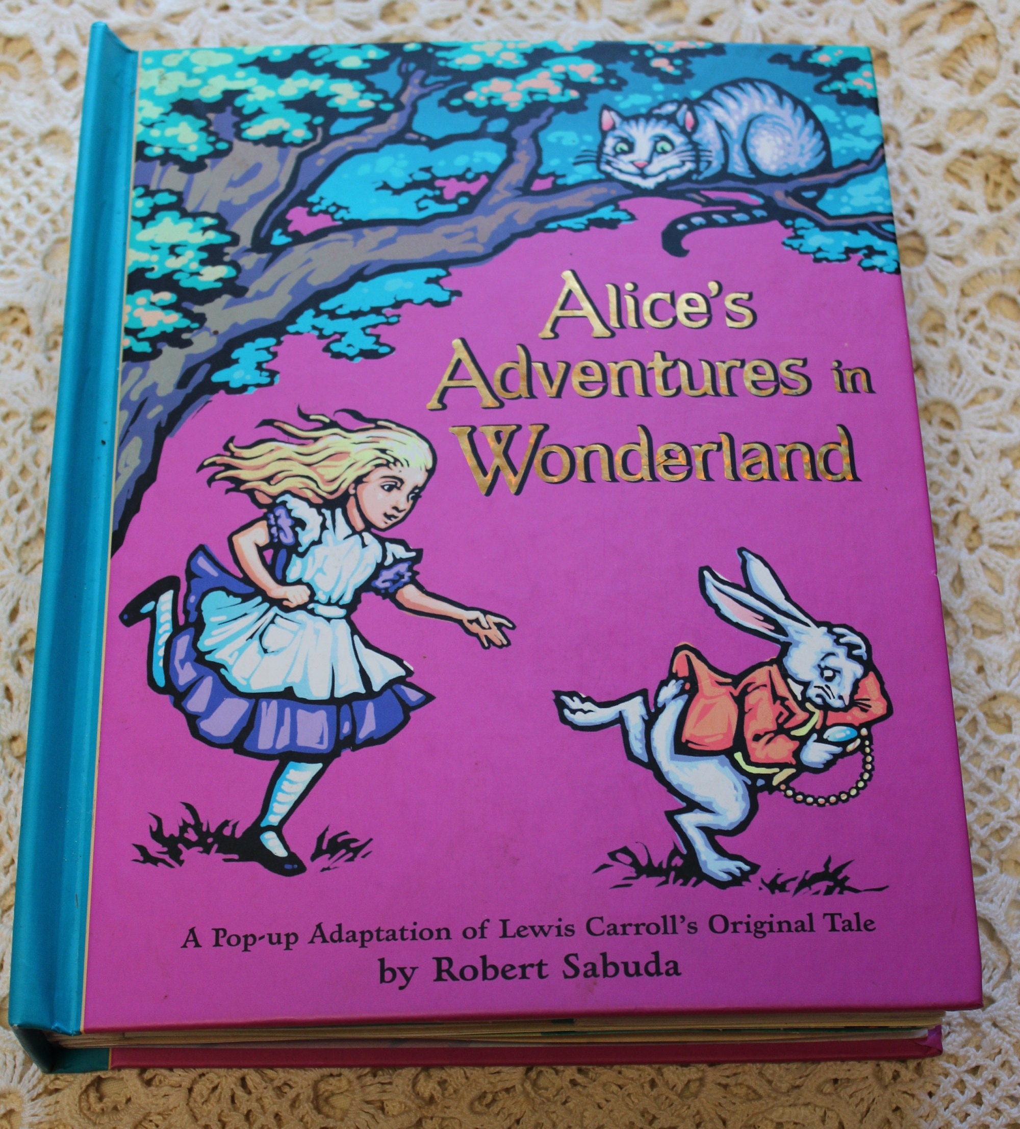 Alice's Adventures in Wonderland / Pop-up Adaptation of Lewis Carroll's Original Tale / Robert Sabuda / 2003 Vintage Book/ Fantasy, Gift - Etsy Alice's Adventures in Wonderland / Pop-up Adaptation of Lewis Carroll's Original Tale / Robert Sabuda / 2003 Vintage Book/ Fantasy, Gift - Etsy