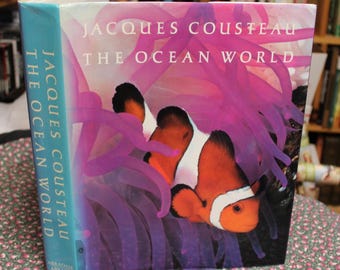 Jacques Cousteau / The Ocean World / Beautiful Coffee Table Book / Amazing Photography, Ocean, Nature, Marine Biology, Mammals, Sea