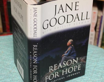 Jane Goodall, Reason For Hope, Spiritual Journey / Phillip Berman / 1999 Hardcover / Photographs, Biography, Nature