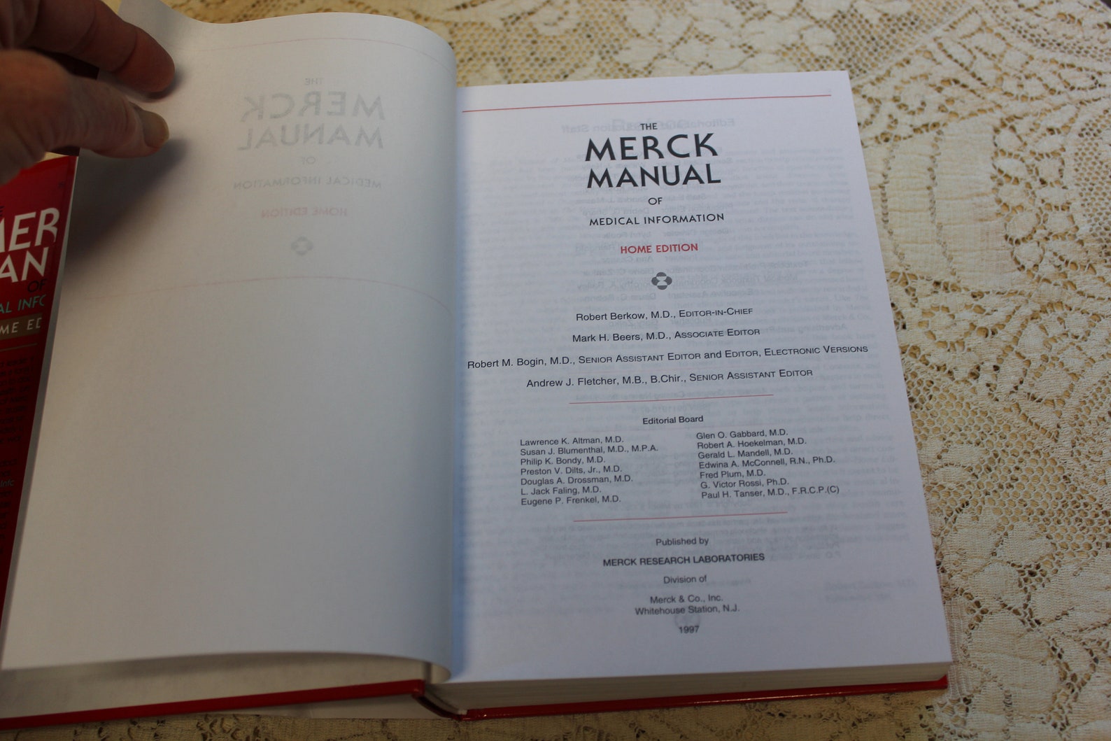 The Merck Manual of Medical Information, Home Edition / Robert Berkow ...