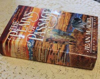 The Plains of Passage (Earth's Children Series) / Jean M. Auel / First Edition /Historical Fiction, Fantasy, Prehistoric, Adventure, Romance