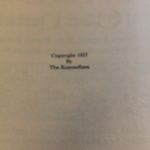 May include: Copyright 1987 by The Corporation