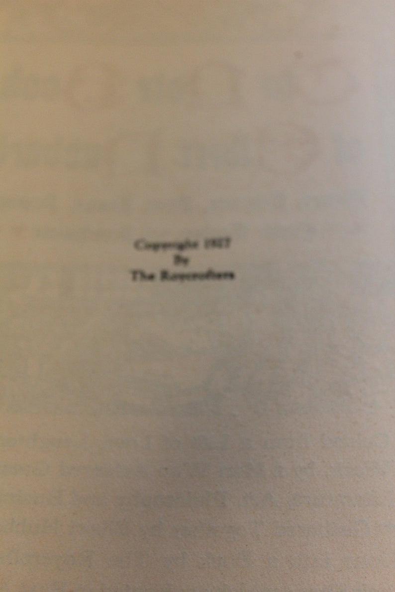 May include: Copyright 1987 by The Corporation