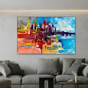 Colorful abstract Framed Wall Art,