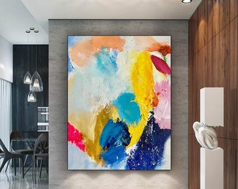 Large Abstract Painting, Modern abstract painting for home, huge canvas art, xl abstract painting, Textured paintings, painting on canvas