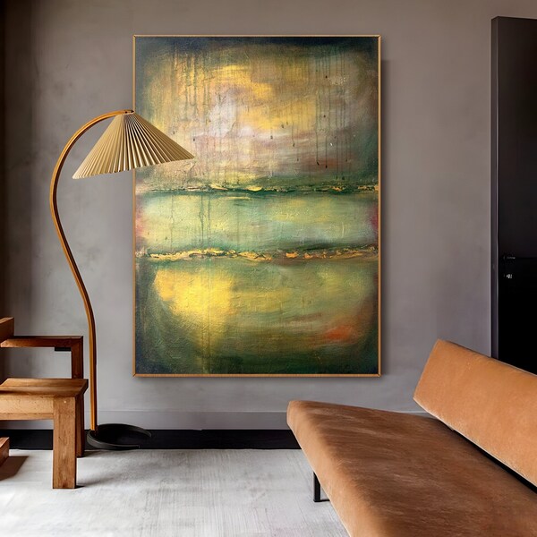 Abstract Canvas Art - Office Decor, Acrylic Painting On Canvas, Extra Large Art, Modern Abstract Painting, Extra Large Oil Painting L08039