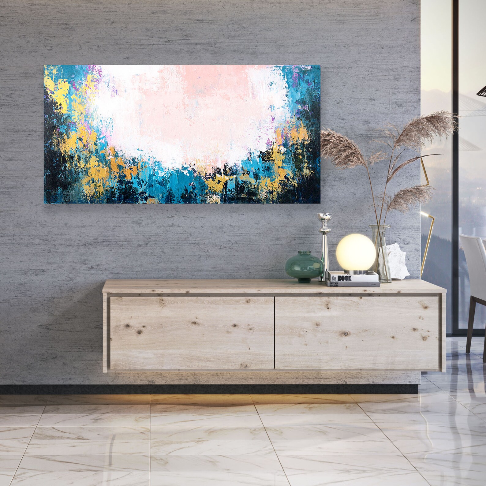 Acrylic Paintings on Canvas Living Room Wall Art Dorm Room - Etsy UK