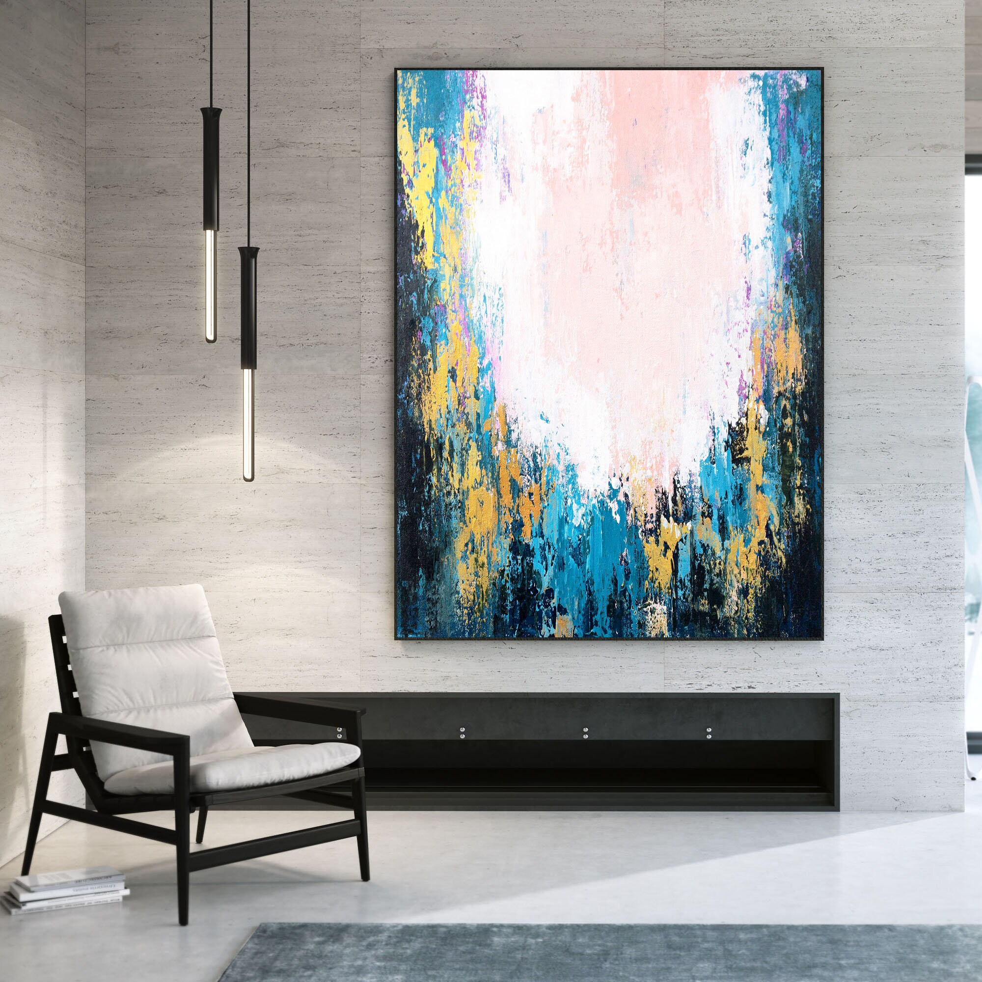Acrylic Paintings on Canvas Living Room Wall Art Dorm Room Etsy UK