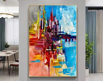 Extra Large Painting, Original Painting, Hand Painted Canvas Paintings, Textured Painting, Abstract Painting, Large Modern Abstract Wall Art