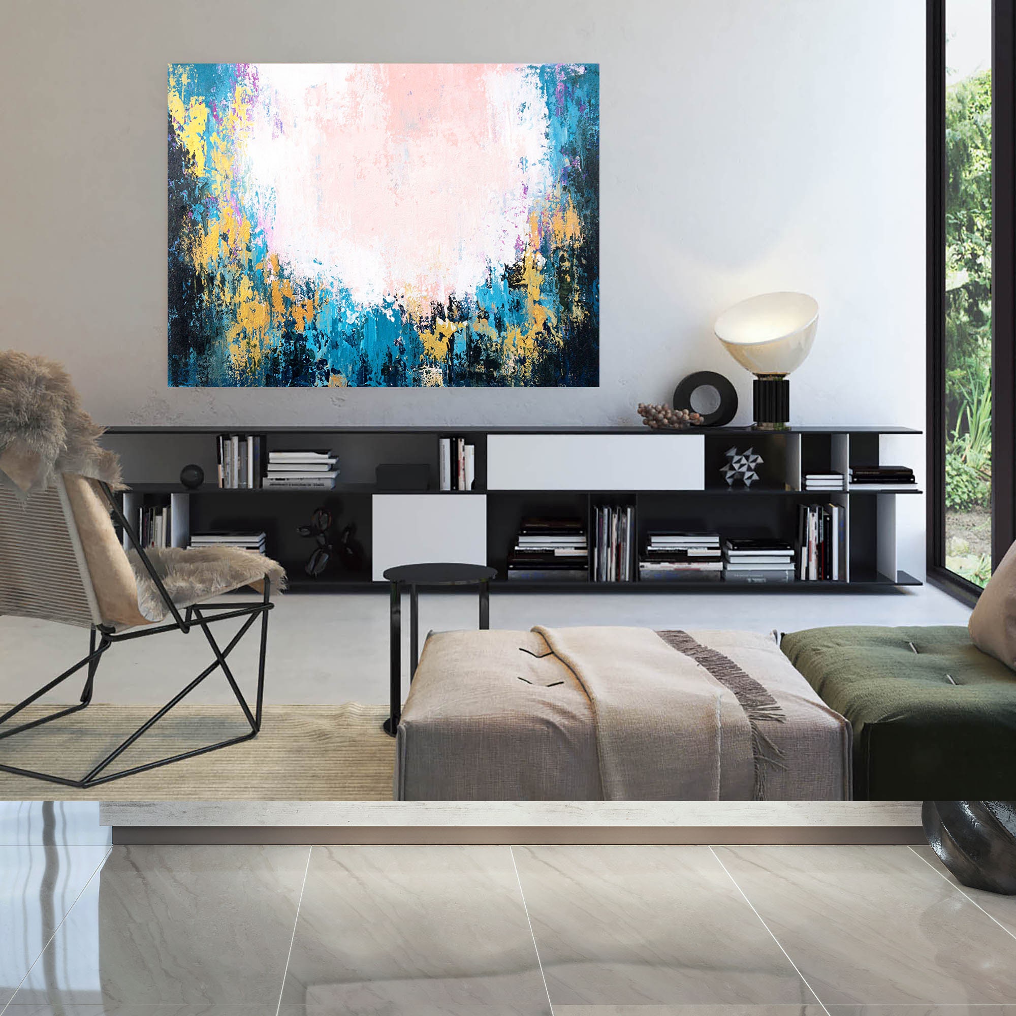 Acrylic Paintings on Canvas Living Room Wall Art Dorm Room Etsy UK