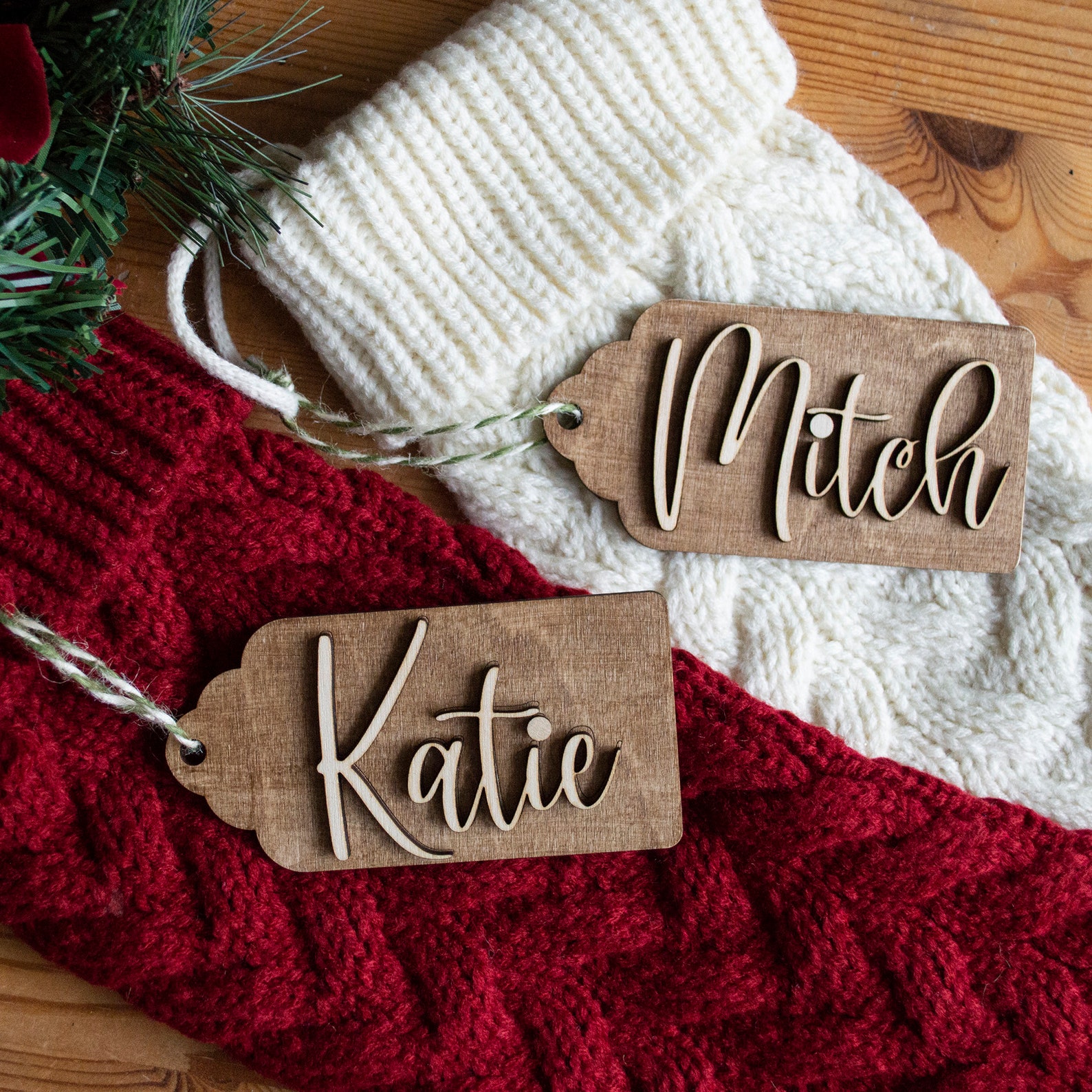 personalised-christmas-labels-personalised-wooden-name-tags-etsy-uk