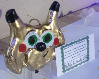 Golden Sonichu Medallion with Autograph [RUN TWO]