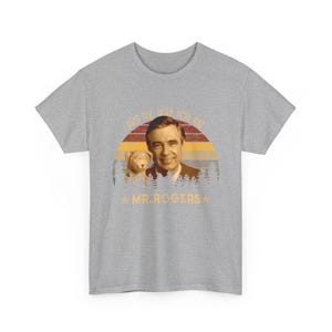Fred Rogers Just The Way You are Mr Rogers Vintage T-Shirt, Movie Quote Unisex T Shirt Black image 8