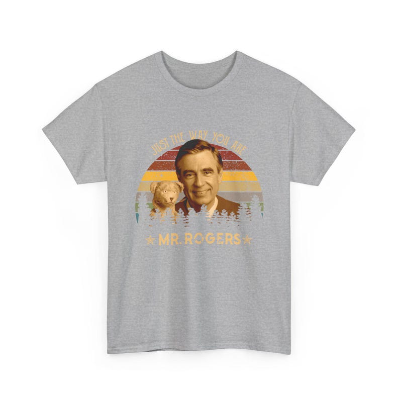 Fred Rogers Just The Way You are Mr Rogers Vintage T-Shirt, Movie Quote Unisex T Shirt Black image 8