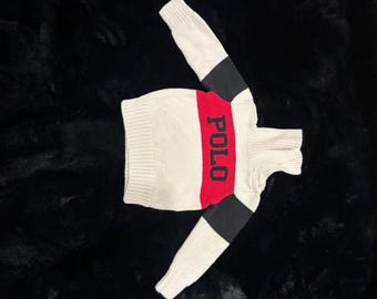 Polo Ralph Lauren Knit Sweater, Iconic Logo, Size 3T