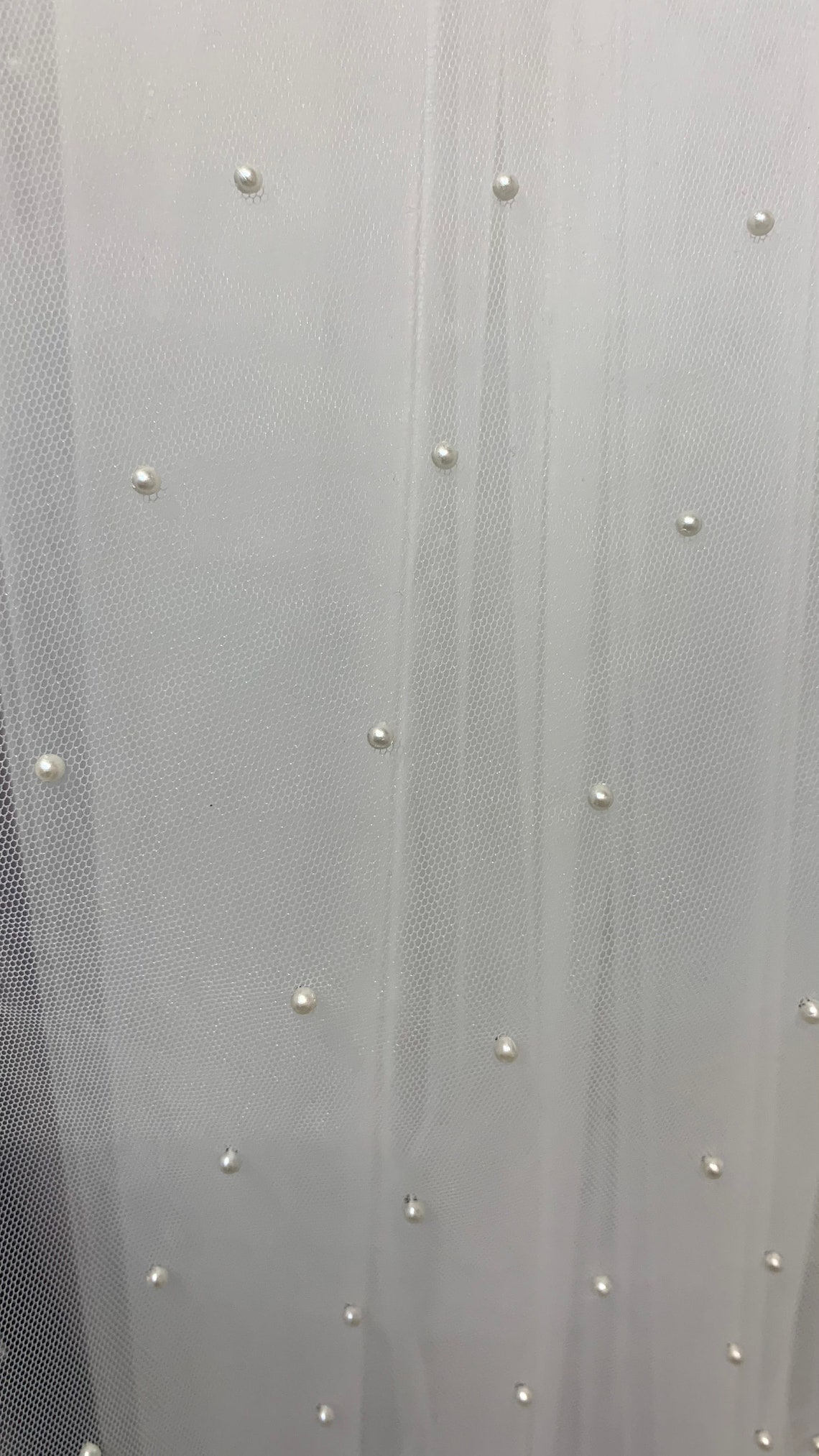 Pearl Single Tier Tulle Veil abbdvk230