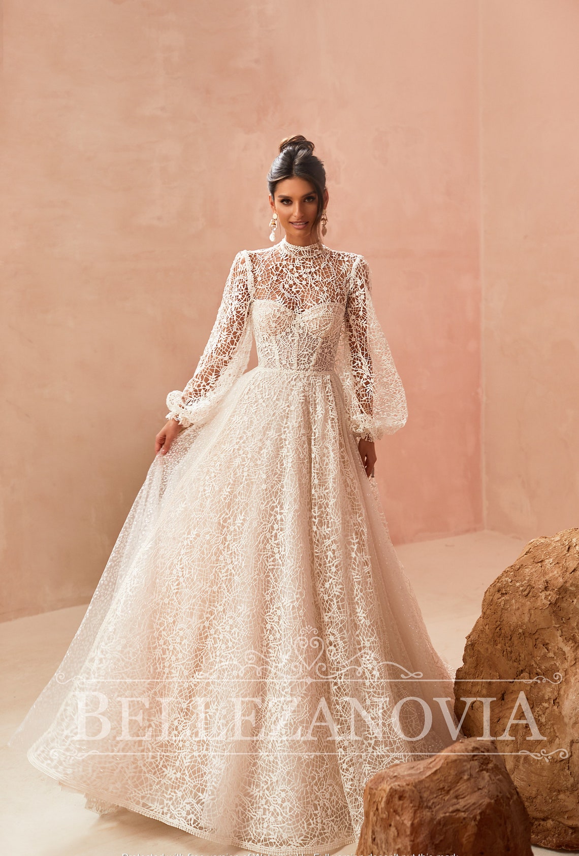 ️ 60 Stunning Long Sleeve Wedding Dresses 2024 Hi Miss Puff