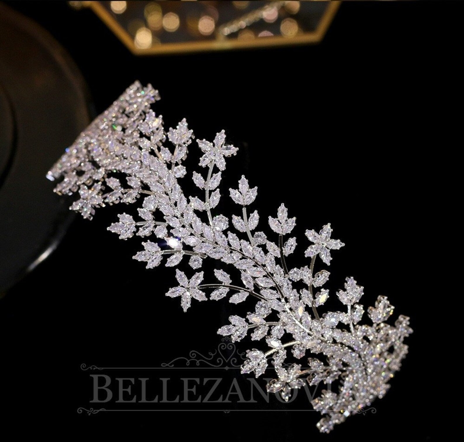 Royal Wedding Tiara Replica Wedding Tiara Zircon Crown Etsy