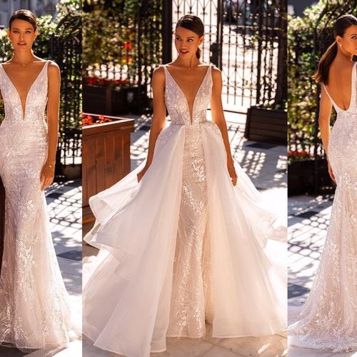 dress with detachable skirt