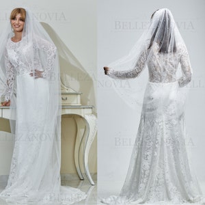 Robe de mariée à manches longues, robe de mariée bohème en dentelle longue, robe de mariée bohème à manches longues, robe de mariée bohème, robe de mariée à manches longues