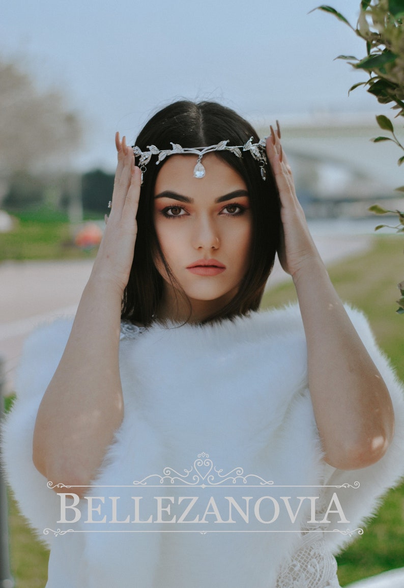 bridal circlet headpiece
