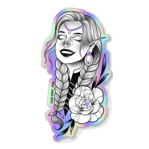 Hologramm Elfenmädchen