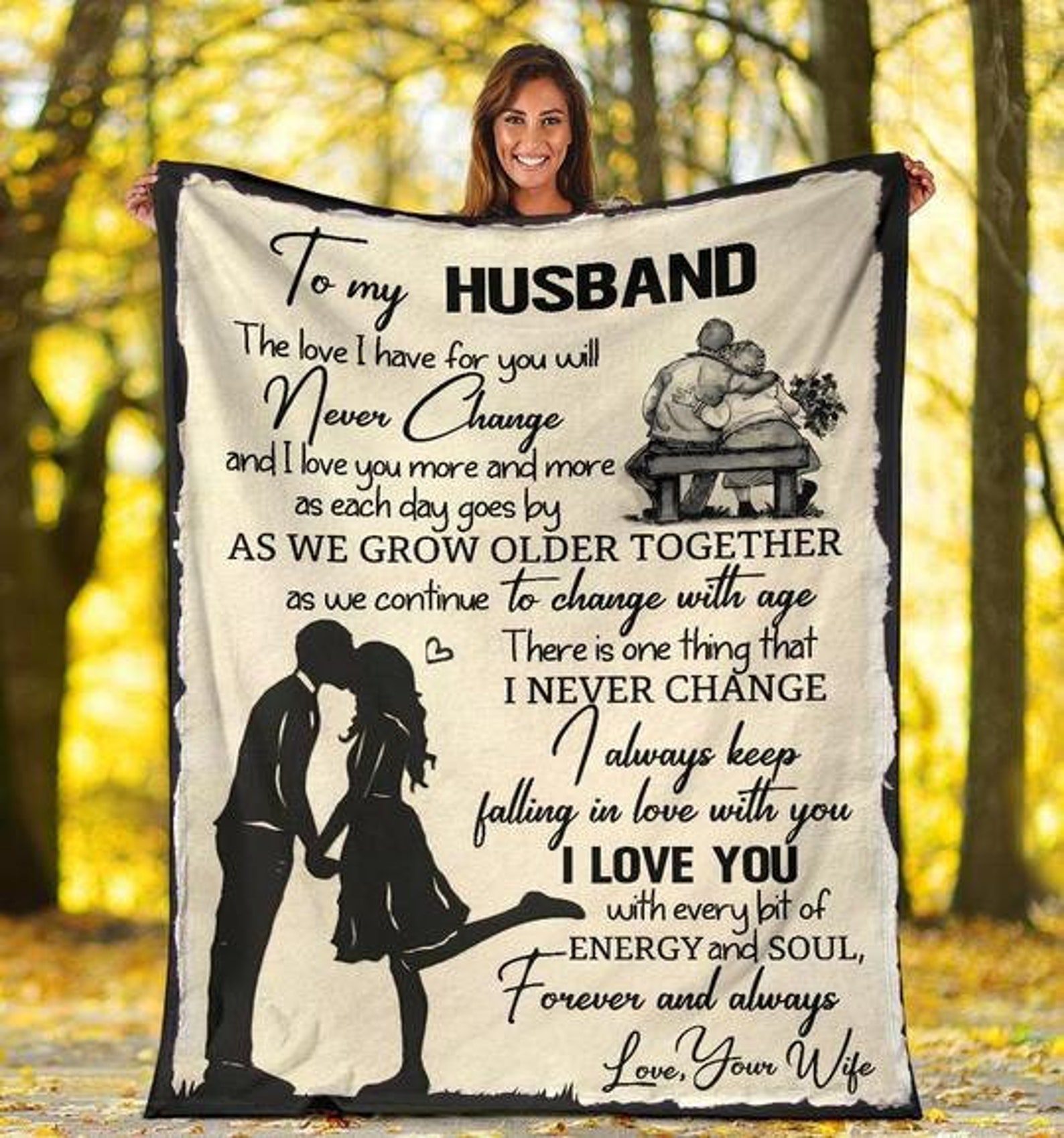 To My Husband Blanket Quilt Fleece Blanket Blanket Gift For Etsy