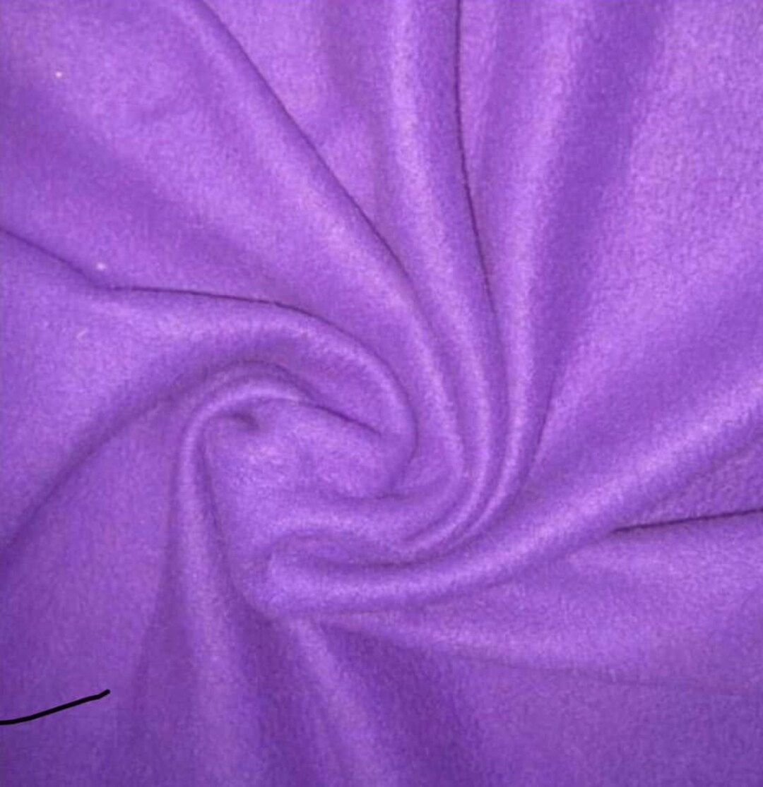 Purple Polar Fleece Super Soft and Cosy 60 Wide Half Etsy