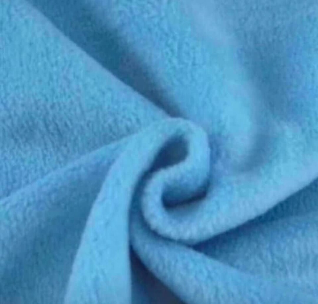 Turquoise Polar Fleece Super Soft and Cosy 60 Wide Half Etsy UK