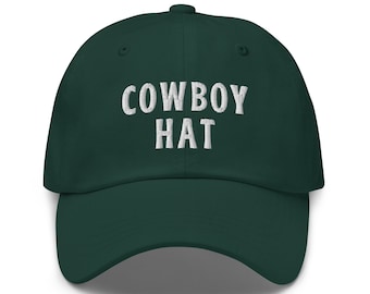 COWBOY HAT Embroidered Hat, Cool It Cowboy Hat, Western Cap