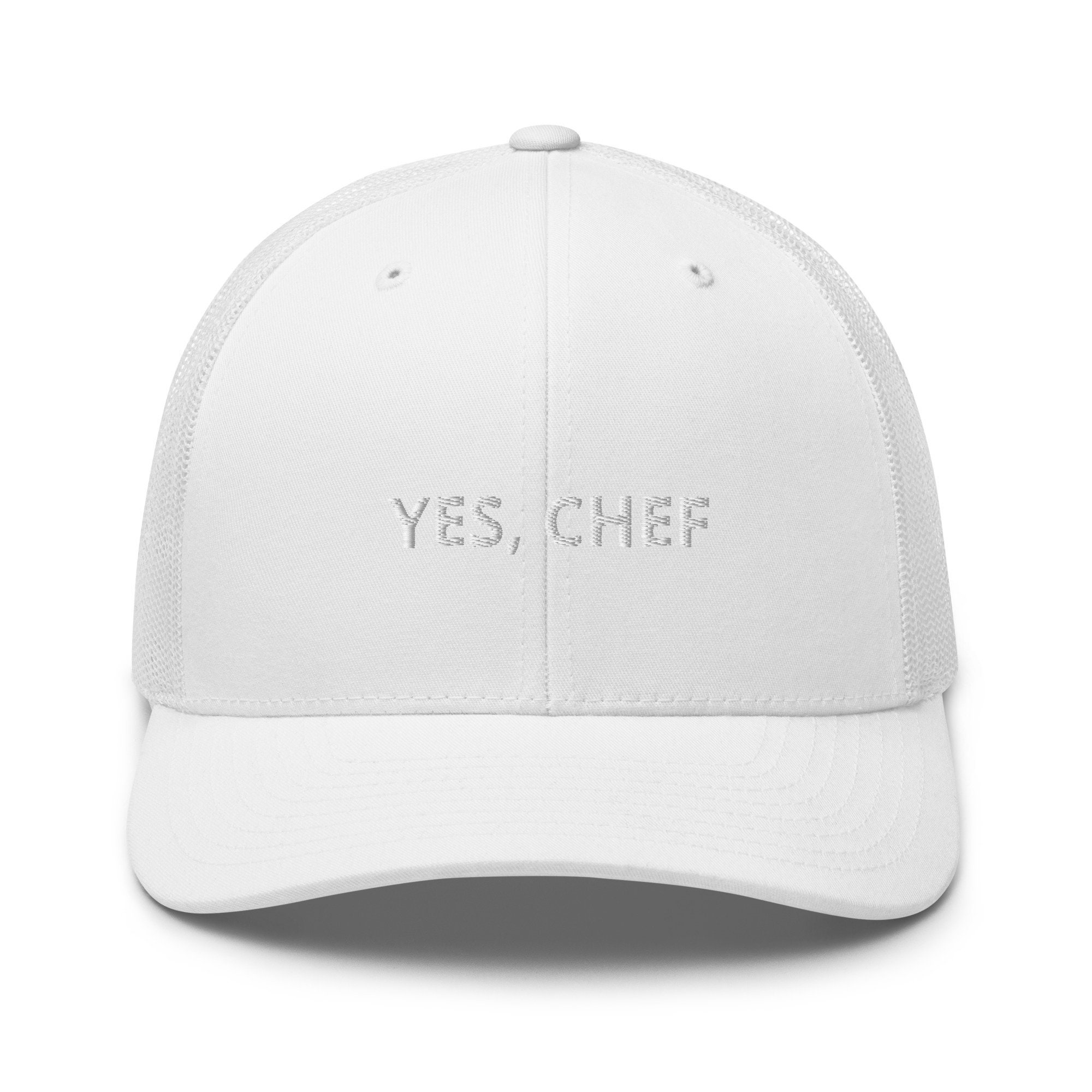 Yes, Chef Embroidered Trucker Cap, the Bear Yes Chef Hat, Chef