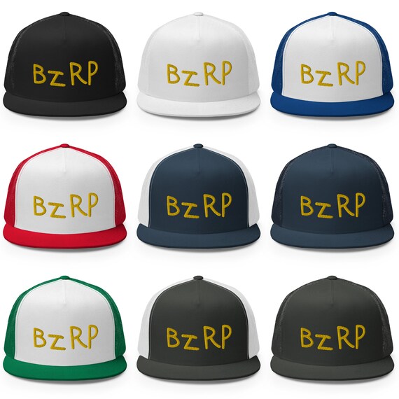  Sombrero Bizarrap bordado Gorra de música Rap Sombrero BzRP