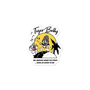 Tigerbelly sticker | Tigerbelly Merch | bobby lee tigerbelly sticker