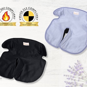 Crash- und Entflammbarkeitsgeprüfte, wasserdichte Puddle Pad Kindersitz, Kinderwagen, Esszimmerstuhl Beschützer, (Grau)