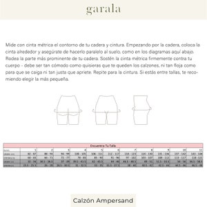 PDF Digital Underwear Sewing Pattern español Calzón Ampersand image 7