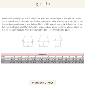 PDF Digital Underwear Sewing Pattern English Mungata Undies image 6