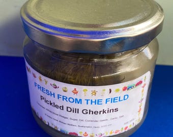 Pickled Dill Gherkins