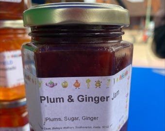Plum and Ginger Jam