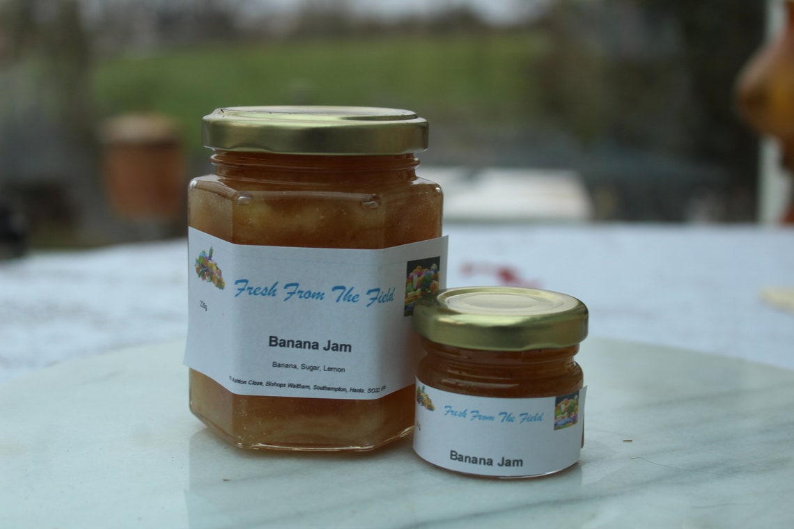 Banana Jam Etsy UK
